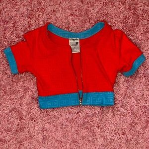 Orange & Blue Authentic Vintage Chanel summer top